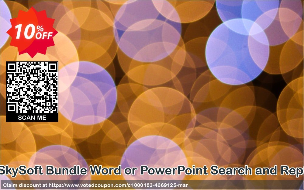 TheSkySoft Bundle Word or PowerPoint Search and Replace Coupon, discount 10%Discount. Promotion: awful offer code of Bundle Word or PowerPoint Search and Replace 2024