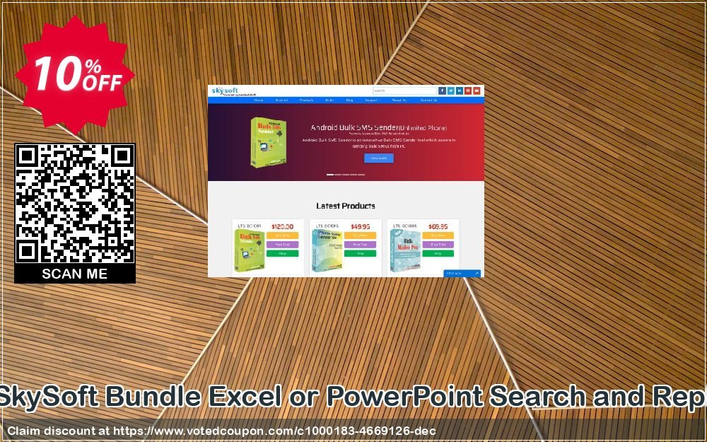 TheSkySoft Bundle Excel or PowerPoint Search and Replace Coupon, discount 10%Discount. Promotion: amazing discount code of Bundle Excel or PowerPoint Search and Replace 2024