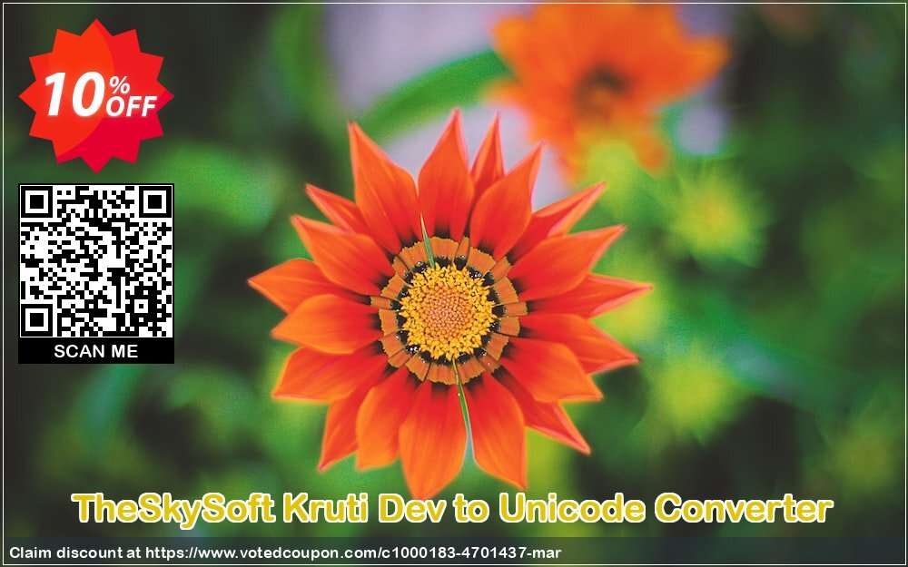 TheSkySoft Kruti Dev to Unicode Converter Coupon, discount 10%Discount. Promotion: marvelous offer code of Kruti Dev to Unicode Converter 2024