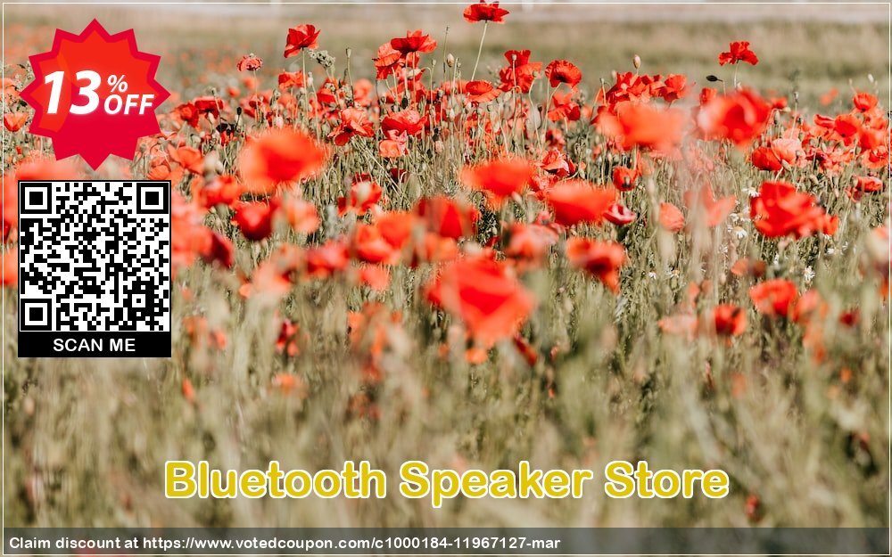 Bluetooth Speaker Store Coupon Code May 2024, 13% OFF - VotedCoupon