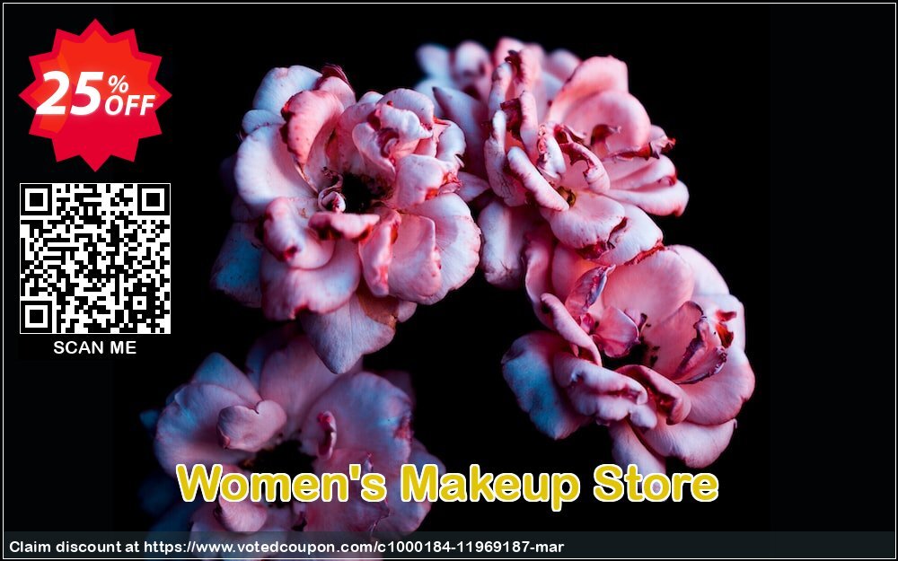 Women's Makeup Store Coupon Code Apr 2024, 25% OFF - VotedCoupon