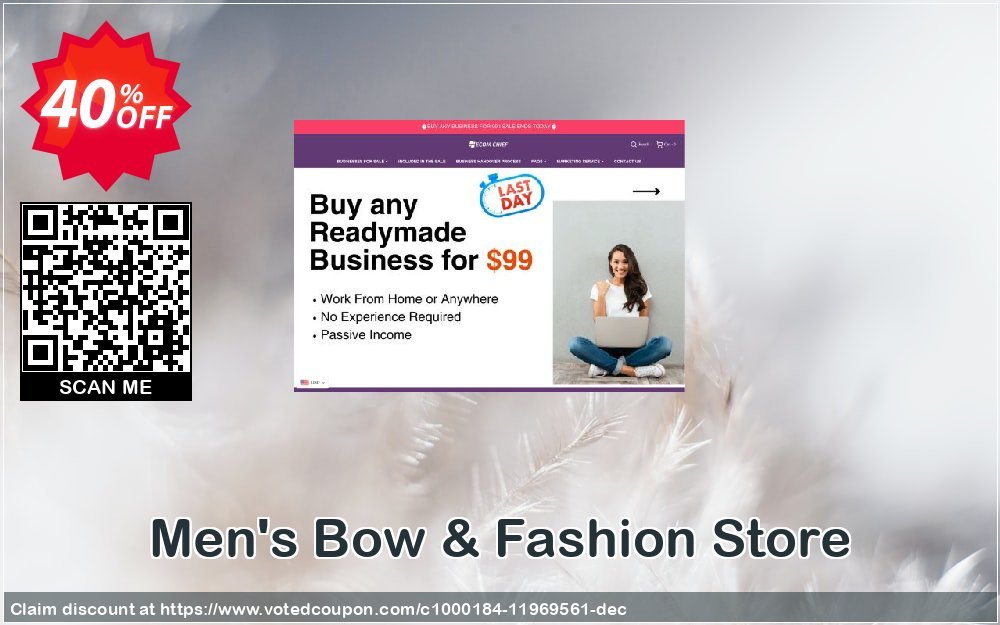 Men's Bow & Fashion Store Coupon, discount GET $50/- OFF FOR TODAY ONLY!. Promotion: wonderful deals code of Men's Lifestyle Store 2023