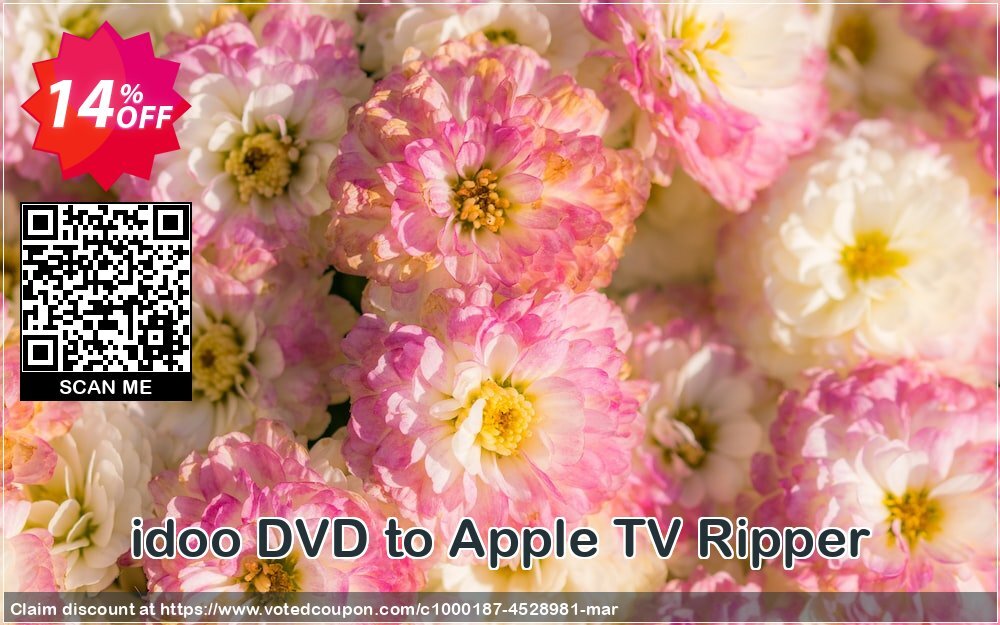 idoo DVD to Apple TV Ripper Coupon Code May 2024, 14% OFF - VotedCoupon