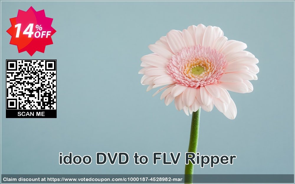 idoo DVD to FLV Ripper Coupon Code Apr 2024, 14% OFF - VotedCoupon