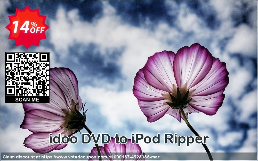 idoo DVD to iPod Ripper Coupon Code May 2024, 14% OFF - VotedCoupon