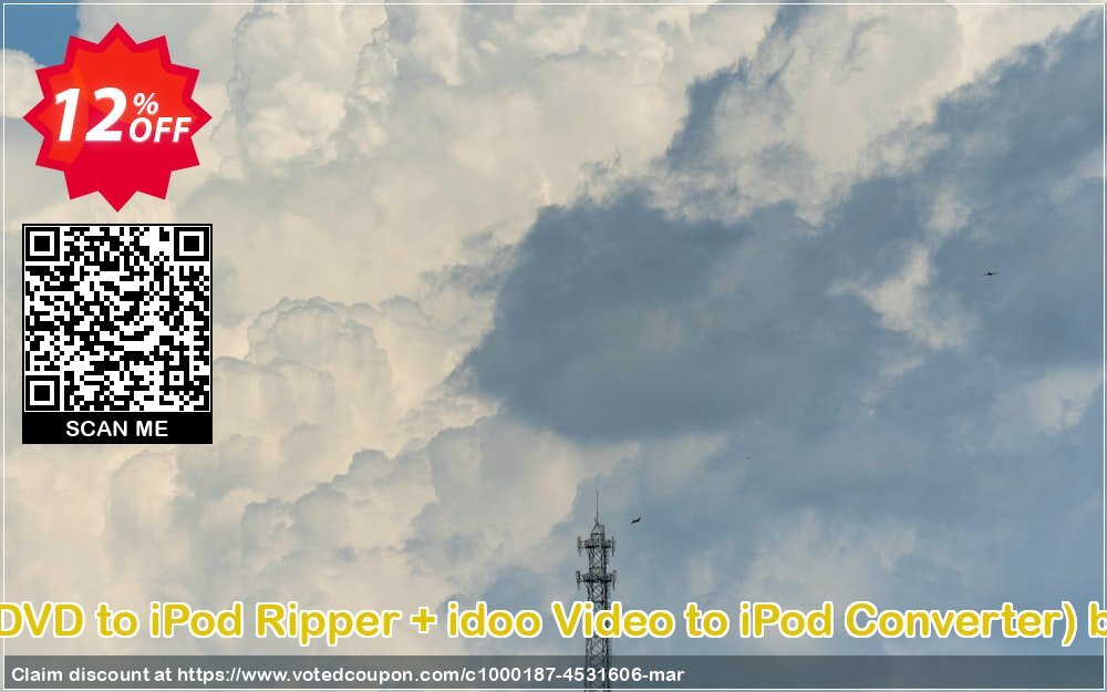 , idoo DVD to iPod Ripper + idoo Video to iPod Converter bundle Coupon, discount (idoo DVD to iPod Ripper + idoo Video to iPod Converter) bundle wondrous discounts code 2024. Promotion: wondrous discounts code of (idoo DVD to iPod Ripper + idoo Video to iPod Converter) bundle 2024