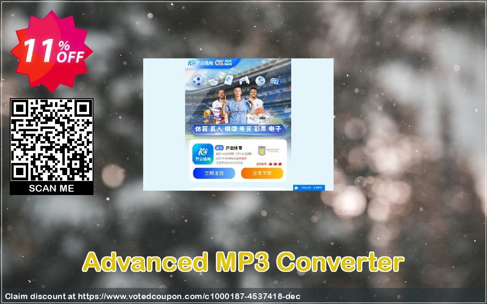 Advanced MP3 Converter Coupon, discount Advanced MP3 Converter stirring sales code 2024. Promotion: stirring sales code of Advanced MP3 Converter 2024