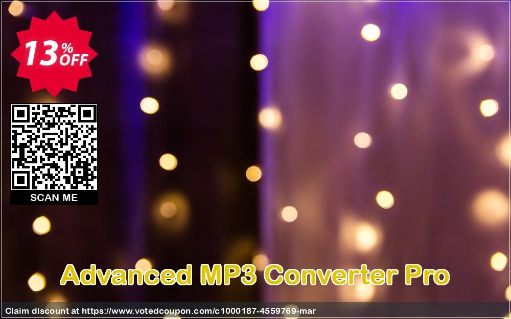 Advanced MP3 Converter Pro Coupon, discount Advanced MP3 Converter Pro wonderful sales code 2024. Promotion: wonderful sales code of Advanced MP3 Converter Pro 2024