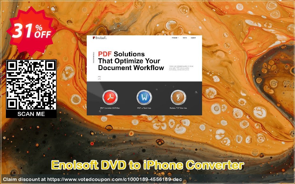 Enolsoft DVD to iPhone Converter Coupon, discount Enolsoft DVD to iPhone Converter fearsome promo code 2023. Promotion: fearsome promo code of Enolsoft DVD to iPhone Converter 2023