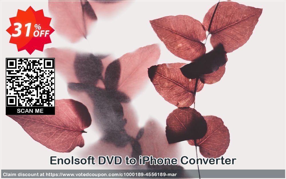 Enolsoft DVD to iPhone Converter Coupon Code Mar 2024, 31% OFF - VotedCoupon