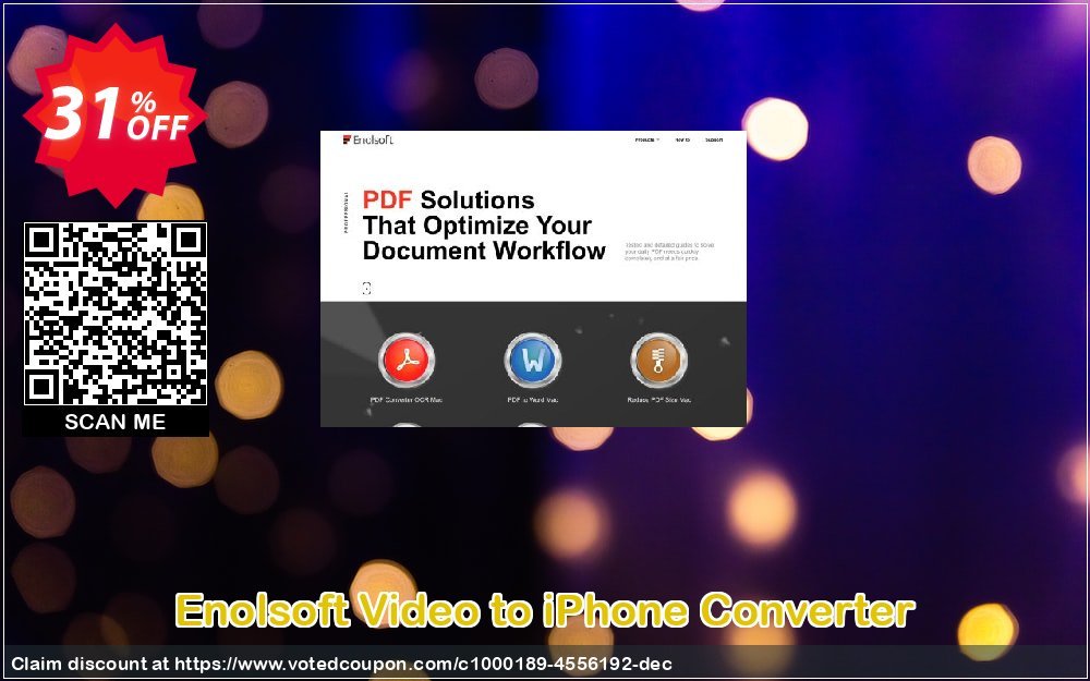 Enolsoft Video to iPhone Converter Coupon, discount Enolsoft Video to iPhone Converter marvelous sales code 2023. Promotion: marvelous sales code of Enolsoft Video to iPhone Converter 2023