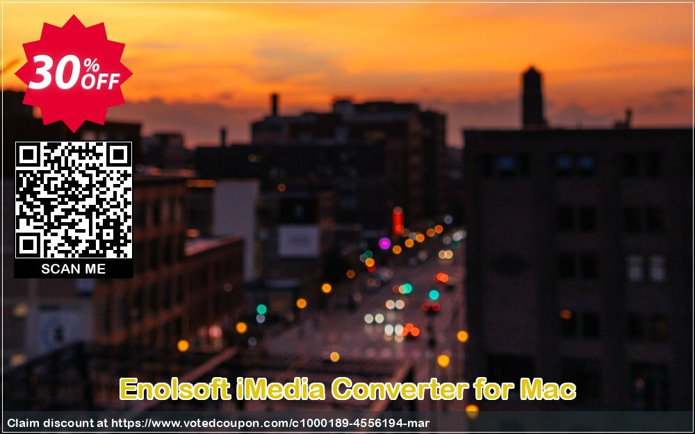 Enolsoft iMedia Converter for MAC Coupon, discount Enolsoft iMedia Converter for Mac awful offer code 2024. Promotion: awful offer code of Enolsoft iMedia Converter for Mac 2024