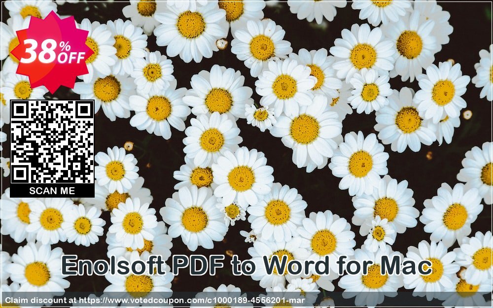 Enolsoft PDF to Word for MAC Coupon, discount Enolsoft PDF to Word for Mac special offer code 2024. Promotion: special offer code of Enolsoft PDF to Word for Mac 2024