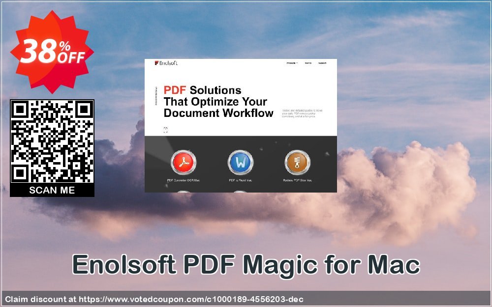 Enolsoft PDF Magic for MAC Coupon, discount Enolsoft PDF Magic for Mac awesome promo code 2023. Promotion: awesome promo code of Enolsoft PDF Magic for Mac 2023