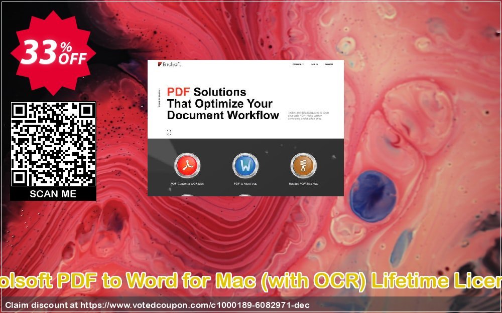 Enolsoft PDF to Word for MAC, with OCR Lifetime Plan Coupon, discount Enolsoft PDF to Word with OCR for Mac - Lifetime License Formidable discounts code 2024. Promotion: Formidable discounts code of Enolsoft PDF to Word with OCR for Mac - Lifetime License 2024