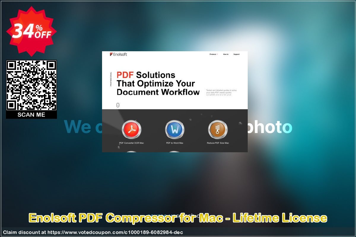 Enolsoft PDF Compressor for MAC - Lifetime Plan Coupon, discount Enolsoft PDF Compressor for Mac - Lifetime License Special promo code 2024. Promotion: Special promo code of Enolsoft PDF Compressor for Mac - Lifetime License 2024