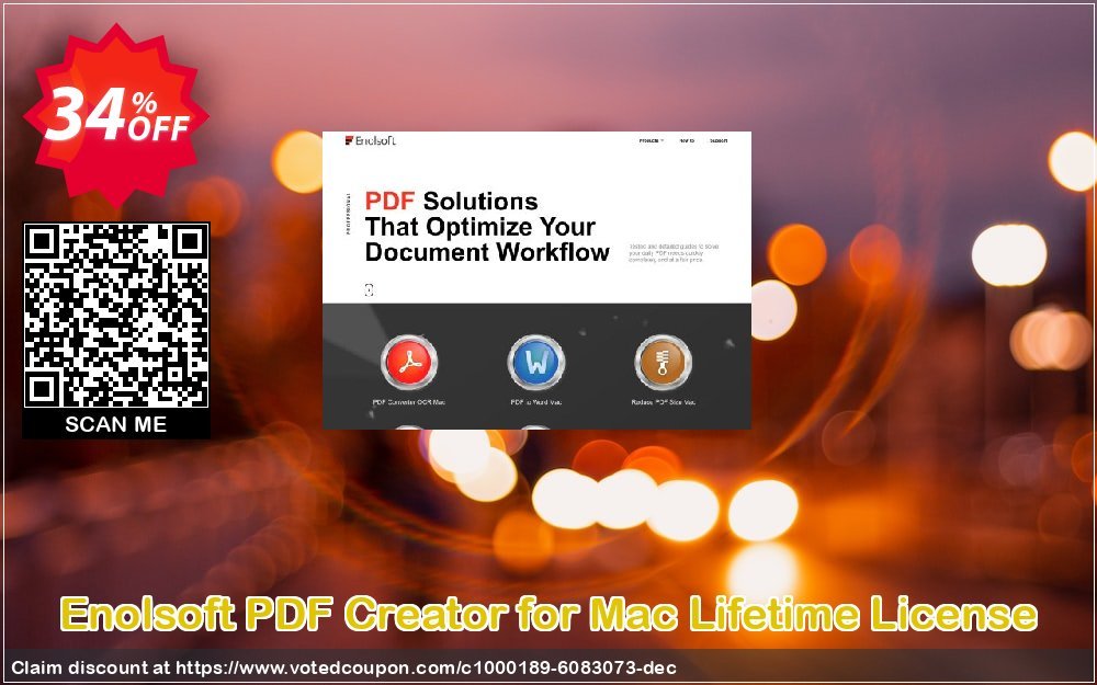 Enolsoft PDF Creator for MAC Lifetime Plan Coupon Code May 2024, 34% OFF - VotedCoupon