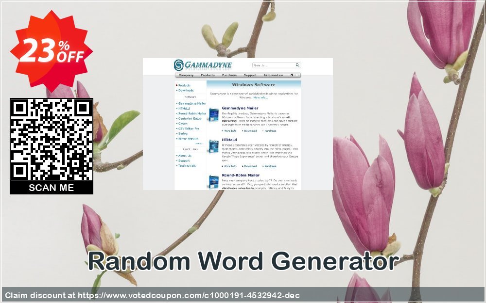 Random Word Generator Coupon, discount Random Word Generator amazing discounts code 2024. Promotion: amazing discounts code of Random Word Generator 2024