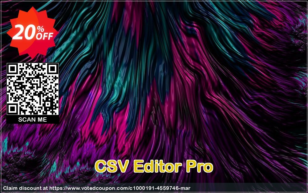 CSV Editor Pro Coupon Code Apr 2024, 20% OFF - VotedCoupon