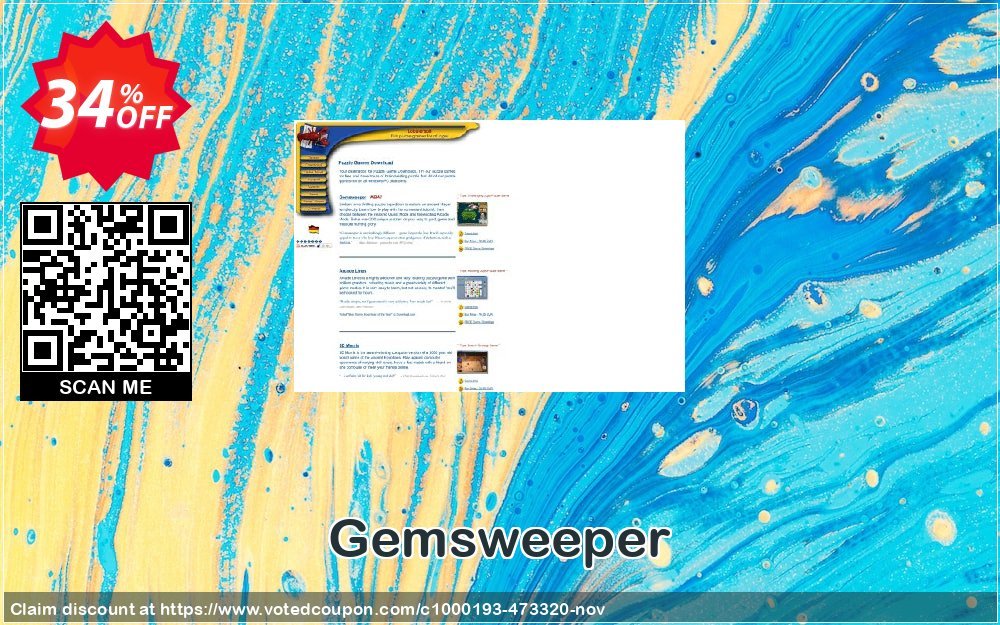 Gemsweeper Coupon, discount Affiliates 30% off. Promotion: fearsome discounts code of Gemsweeper 2023