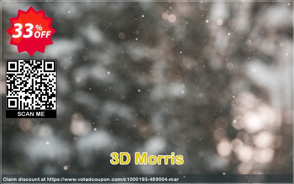 3D Morris Coupon Code May 2024, 33% OFF - VotedCoupon