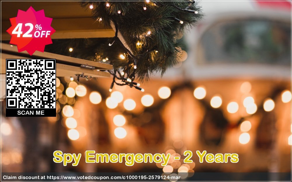 Spy Emergency - 2 Years Coupon, discount Spy Emergency - 2 Years amazing promotions code 2024. Promotion: amazing promotions code of Spy Emergency - 2 Years 2024