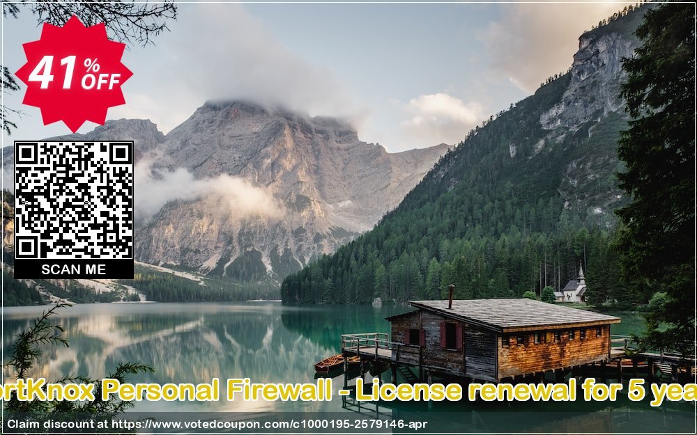 FortKnox Personal Firewall - Plan renewal for 5 years Coupon, discount FortKnox Personal Firewall - License renewal for 5 years wonderful sales code 2024. Promotion: wonderful sales code of FortKnox Personal Firewall - License renewal for 5 years 2024