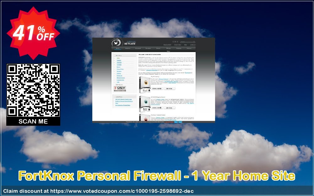 FortKnox Personal Firewall - Yearly Home Site Coupon, discount FortKnox Personal Firewall - 1 Year Home Site hottest offer code 2023. Promotion: hottest offer code of FortKnox Personal Firewall - 1 Year Home Site 2023
