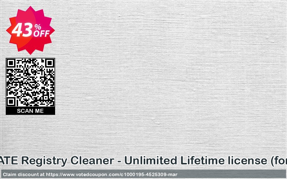 NETGATE Registry Cleaner - Unlimited Lifetime Plan, for 5 PC  Coupon Code Apr 2024, 43% OFF - VotedCoupon