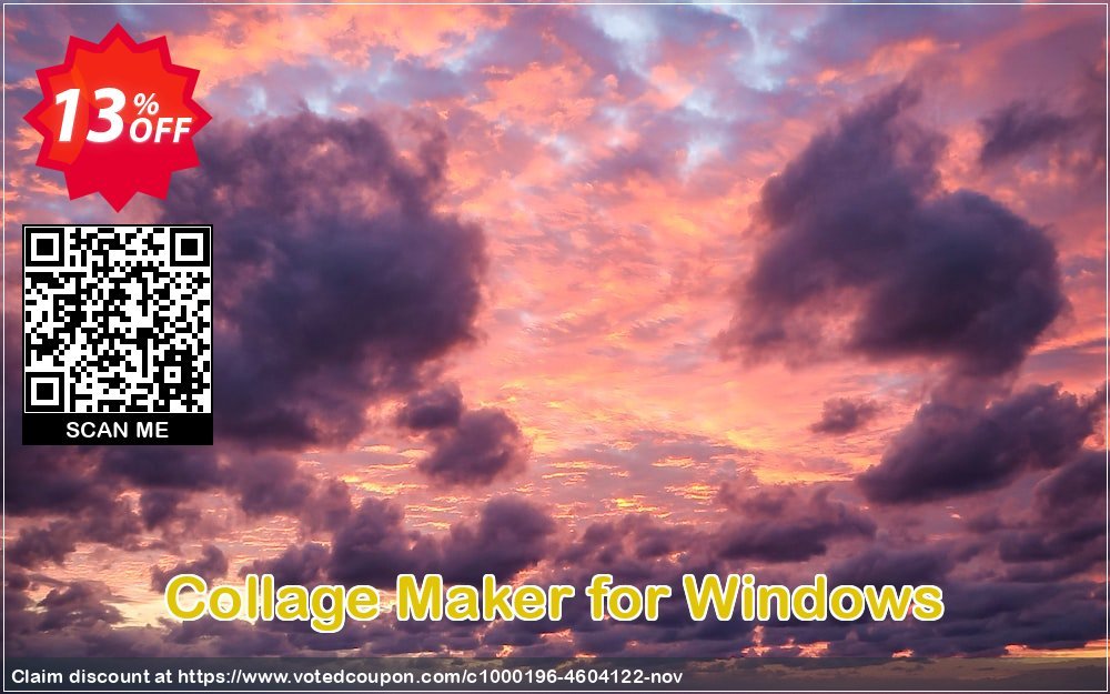 Collage Maker for WINDOWS Coupon, discount Collage Maker for Windows excellent offer code 2023. Promotion: excellent offer code of Collage Maker for Windows 2023