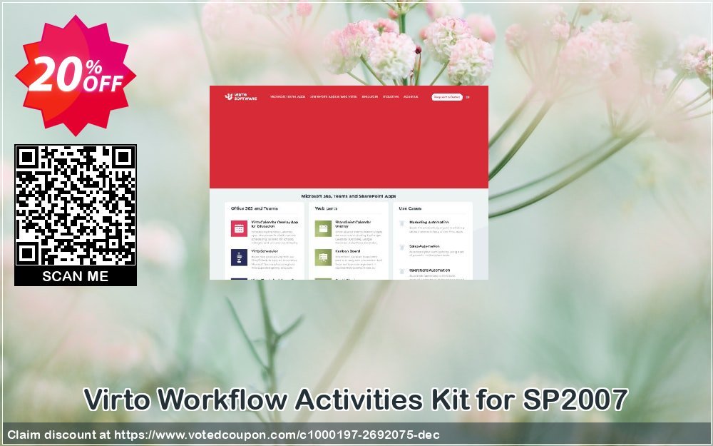 Virto Workflow Activities Kit for SP2007 Coupon, discount Virto Workflow Activities Kit for SP2007 exclusive promo code 2023. Promotion: exclusive promo code of Virto Workflow Activities Kit for SP2007 2023