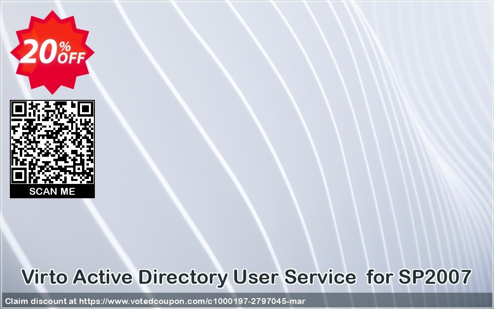 Virto Active Directory User Service  for SP2007 Coupon Code May 2024, 20% OFF - VotedCoupon