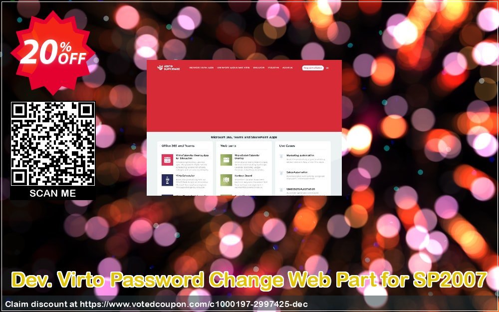 Dev. Virto Password Change Web Part for SP2007 Coupon, discount Dev. Virto Password Change Web Part for SP2007 wonderful sales code 2023. Promotion: wonderful sales code of Dev. Virto Password Change Web Part for SP2007 2023