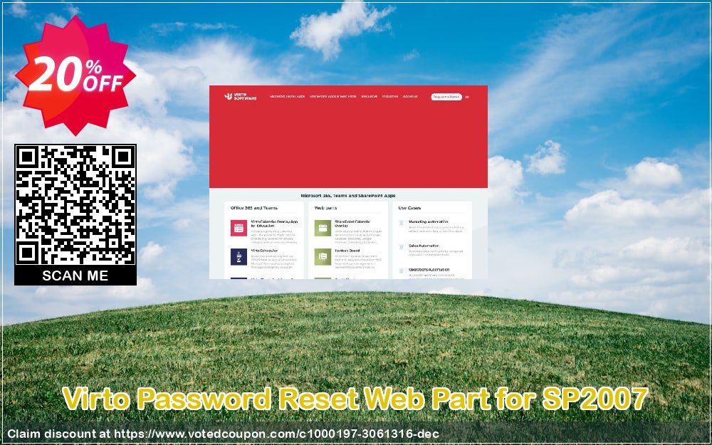 Virto Password Reset Web Part for SP2007 Coupon, discount Virto Password Reset Web Part for SP2007 special offer code 2023. Promotion: special offer code of Virto Password Reset Web Part for SP2007 2023