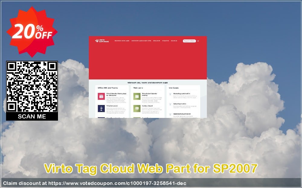 Virto Tag Cloud Web Part for SP2007 Coupon, discount Virto Tag Cloud Web Part for SP2007 special offer code 2023. Promotion: special offer code of Virto Tag Cloud Web Part for SP2007 2023
