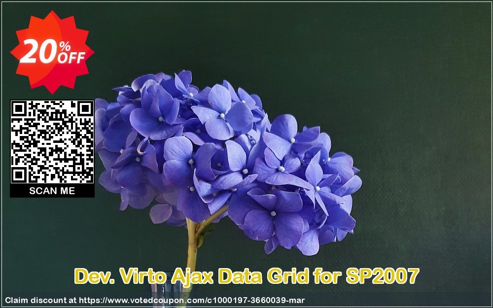 Dev. Virto Ajax Data Grid for SP2007 Coupon Code Apr 2024, 20% OFF - VotedCoupon