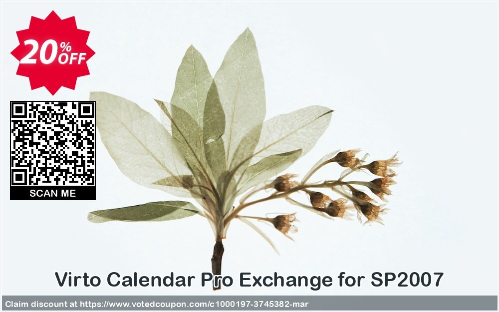 Virto Calendar Pro Exchange for SP2007 Coupon Code Apr 2024, 20% OFF - VotedCoupon