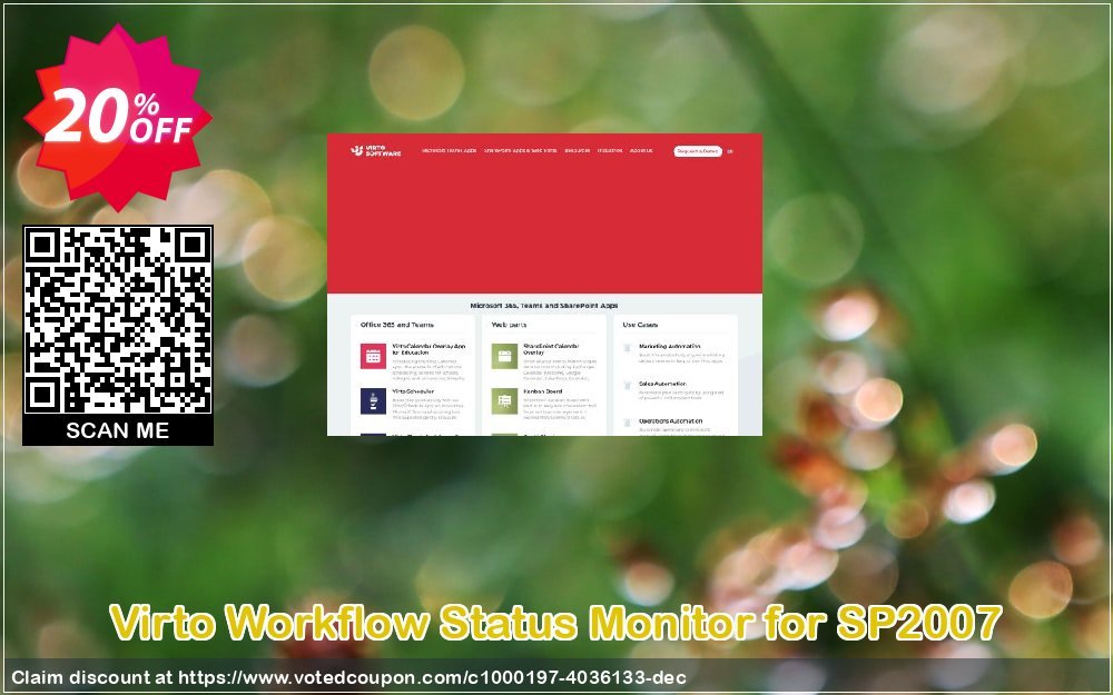 Virto Workflow Status Monitor for SP2007 Coupon, discount Virto Workflow Status Monitor for SP2007 stirring promotions code 2023. Promotion: stirring promotions code of Virto Workflow Status Monitor for SP2007 2023