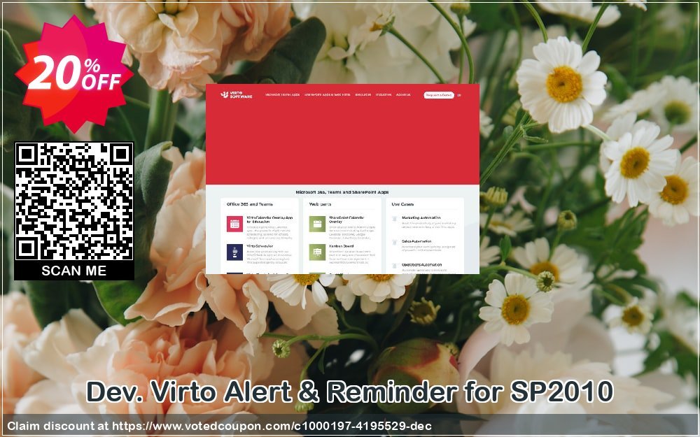 Dev. Virto Alert & Reminder for SP2010 Coupon, discount Dev. Virto Alert & Reminder for SP2010 marvelous discounts code 2024. Promotion: marvelous discounts code of Dev. Virto Alert & Reminder for SP2010 2024