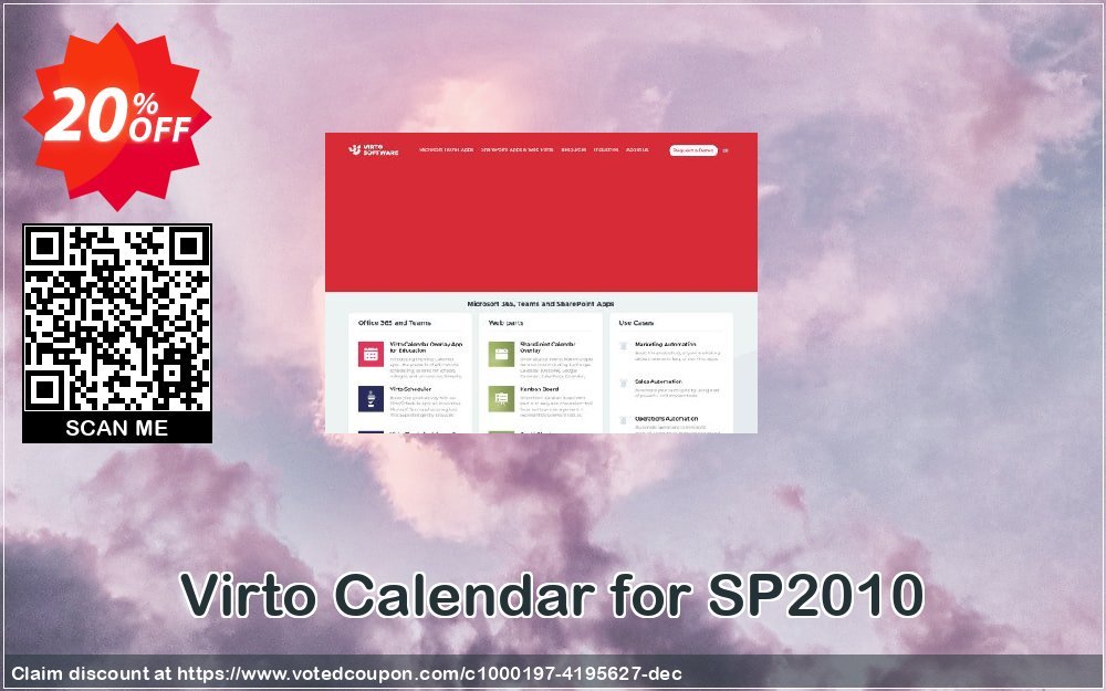 Virto Calendar for SP2010 Coupon, discount Virto Calendar for SP2010 best discounts code 2024. Promotion: best discounts code of Virto Calendar for SP2010 2024