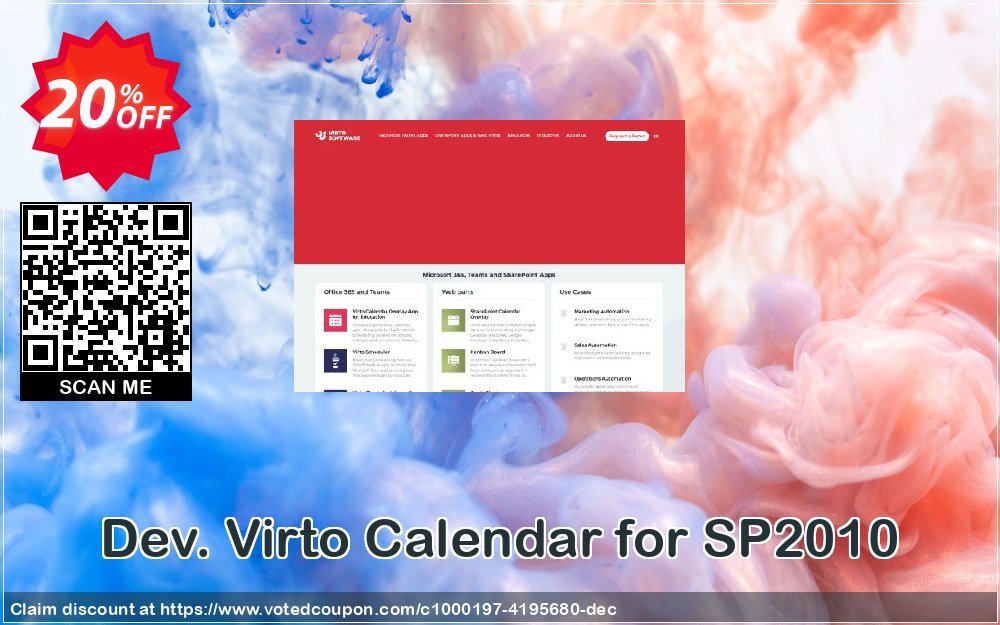 Dev. Virto Calendar for SP2010 Coupon, discount Dev. Virto Calendar for SP2010 amazing offer code 2024. Promotion: amazing offer code of Dev. Virto Calendar for SP2010 2024