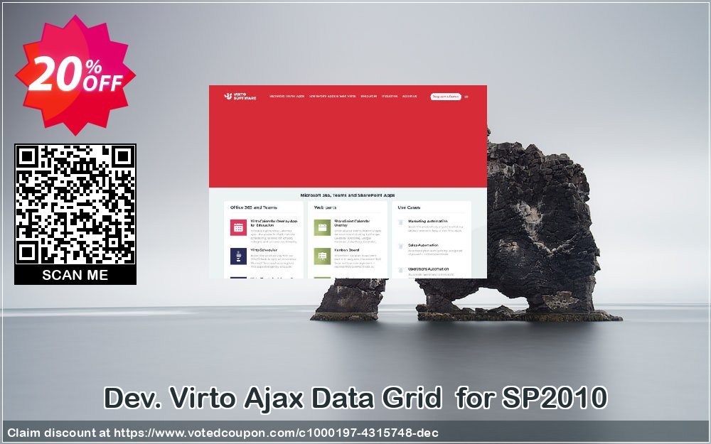 Dev. Virto Ajax Data Grid  for SP2010 Coupon, discount Dev. Virto Ajax Data Grid  for SP2010 dreaded promotions code 2024. Promotion: dreaded promotions code of Dev. Virto Ajax Data Grid  for SP2010 2024