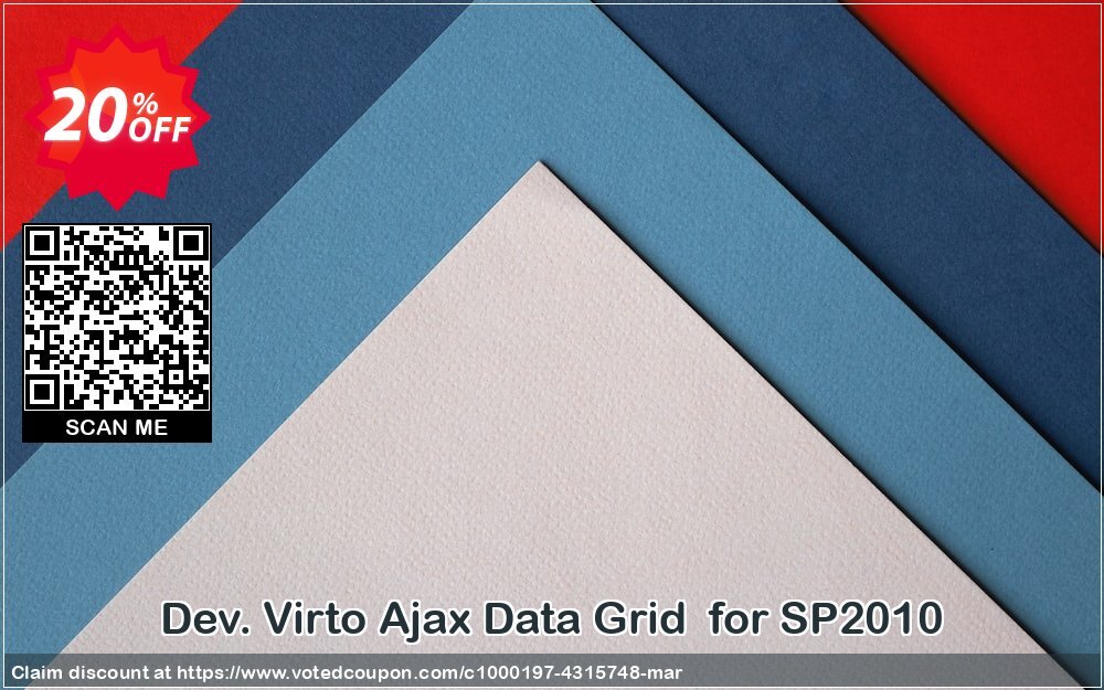 Dev. Virto Ajax Data Grid  for SP2010 Coupon, discount Dev. Virto Ajax Data Grid  for SP2010 dreaded promotions code 2024. Promotion: dreaded promotions code of Dev. Virto Ajax Data Grid  for SP2010 2024