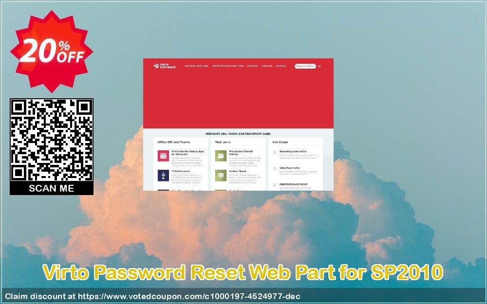 Virto Password Reset Web Part for SP2010 Coupon Code Apr 2024, 20% OFF - VotedCoupon