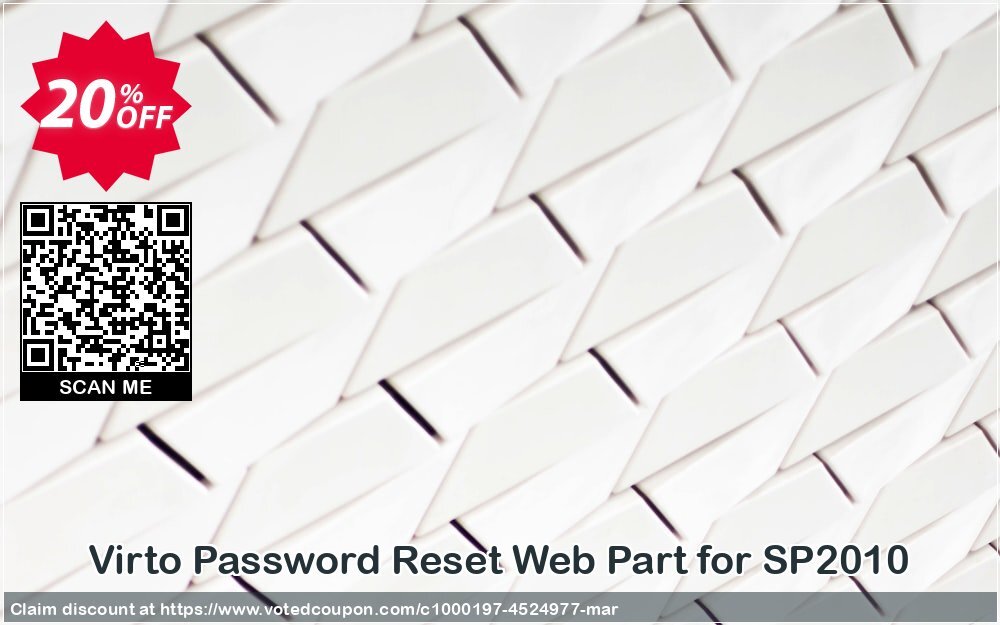 Virto Password Reset Web Part for SP2010 Coupon, discount Virto Password Reset Web Part for SP2010 formidable discounts code 2024. Promotion: formidable discounts code of Virto Password Reset Web Part for SP2010 2024