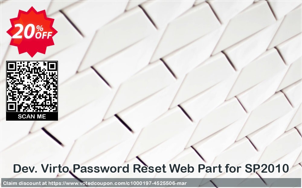 Dev. Virto Password Reset Web Part for SP2010 Coupon Code Apr 2024, 20% OFF - VotedCoupon