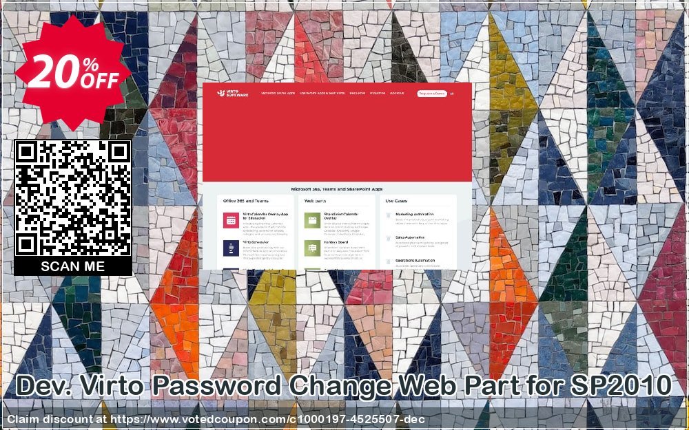 Dev. Virto Password Change Web Part for SP2010 Coupon Code Apr 2024, 20% OFF - VotedCoupon