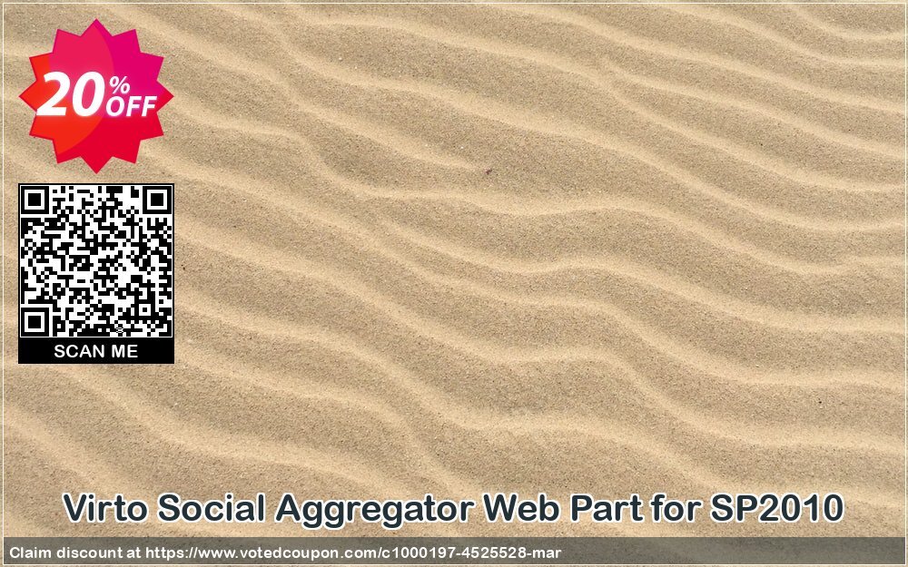 Virto Social Aggregator Web Part for SP2010 Coupon Code Apr 2024, 20% OFF - VotedCoupon