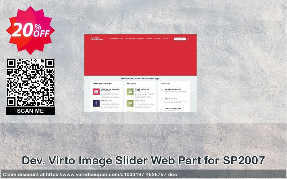 Dev. Virto Image Slider Web Part for SP2007 Coupon Code May 2024, 20% OFF - VotedCoupon