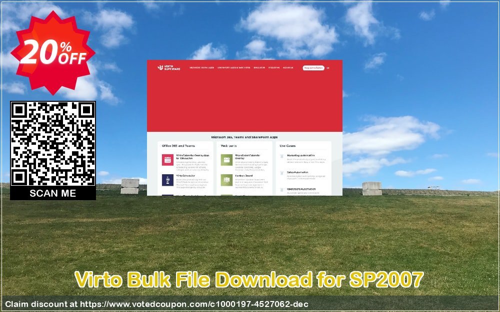 Virto Bulk File Download for SP2007 Coupon, discount Virto Bulk File Download for SP2007 awesome promo code 2024. Promotion: awesome promo code of Virto Bulk File Download for SP2007 2024